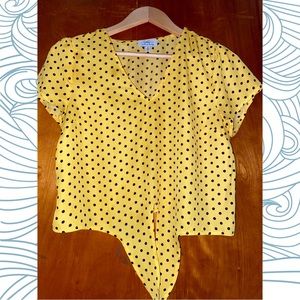 Twine & String- Polka Dot Top